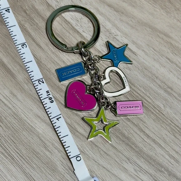 Coach Multicolor Charm Keychain - Picture 8 of 9